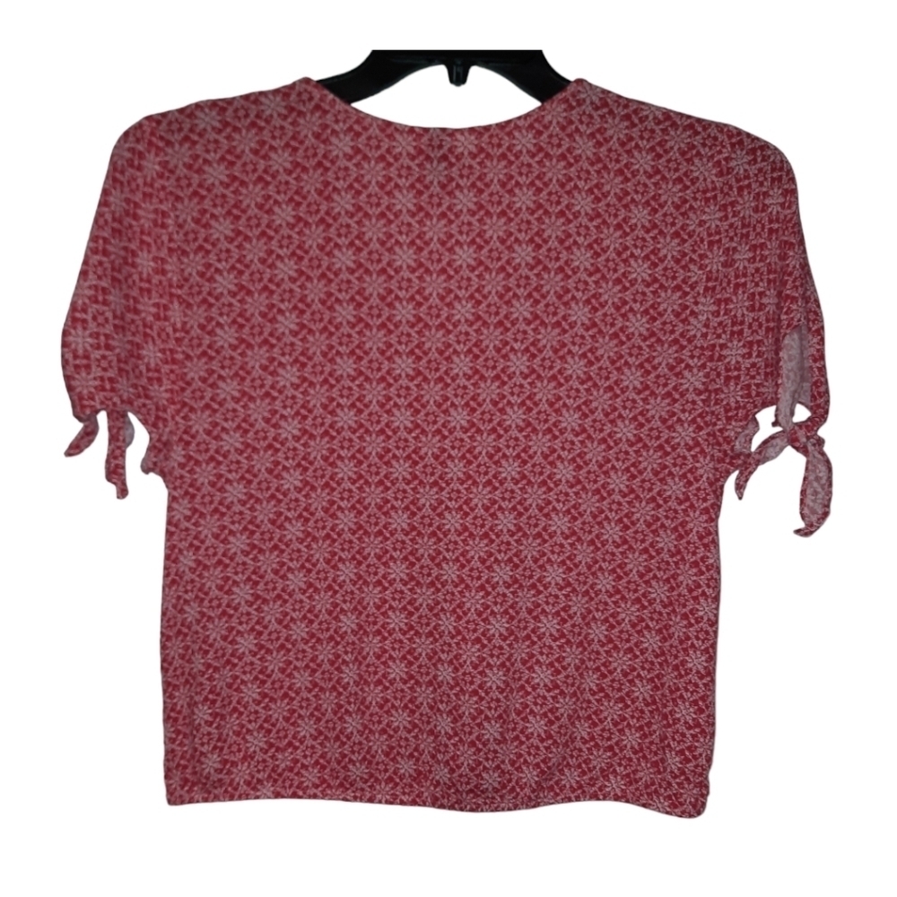 Universal Thread Red Cropped Top Large - Picture 3 of 5